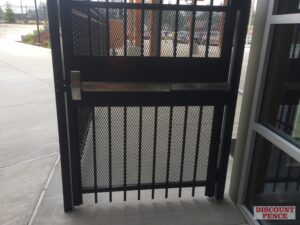 Lynden Middle School Pedestrian Security Gate in Ornamental Steel