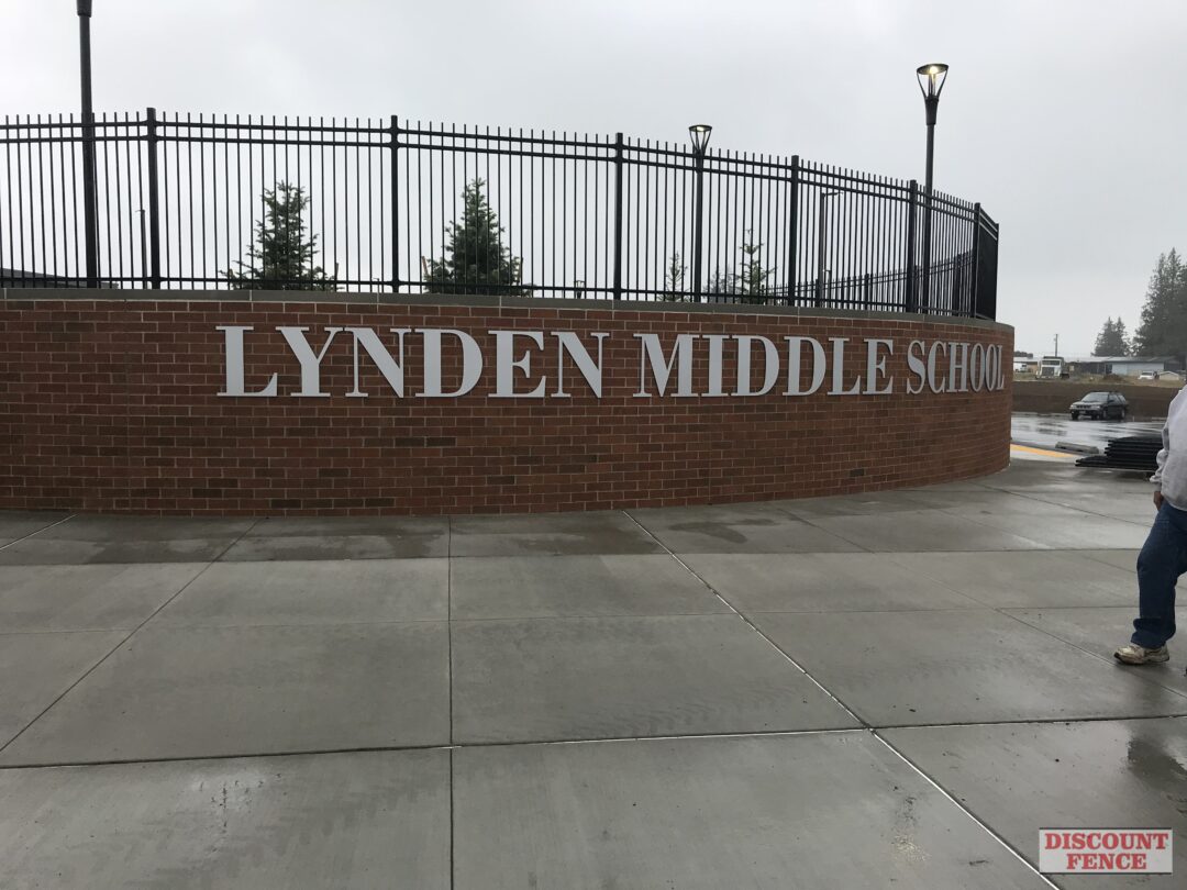 Lynden Middle School Ornamental Steel Fencing
