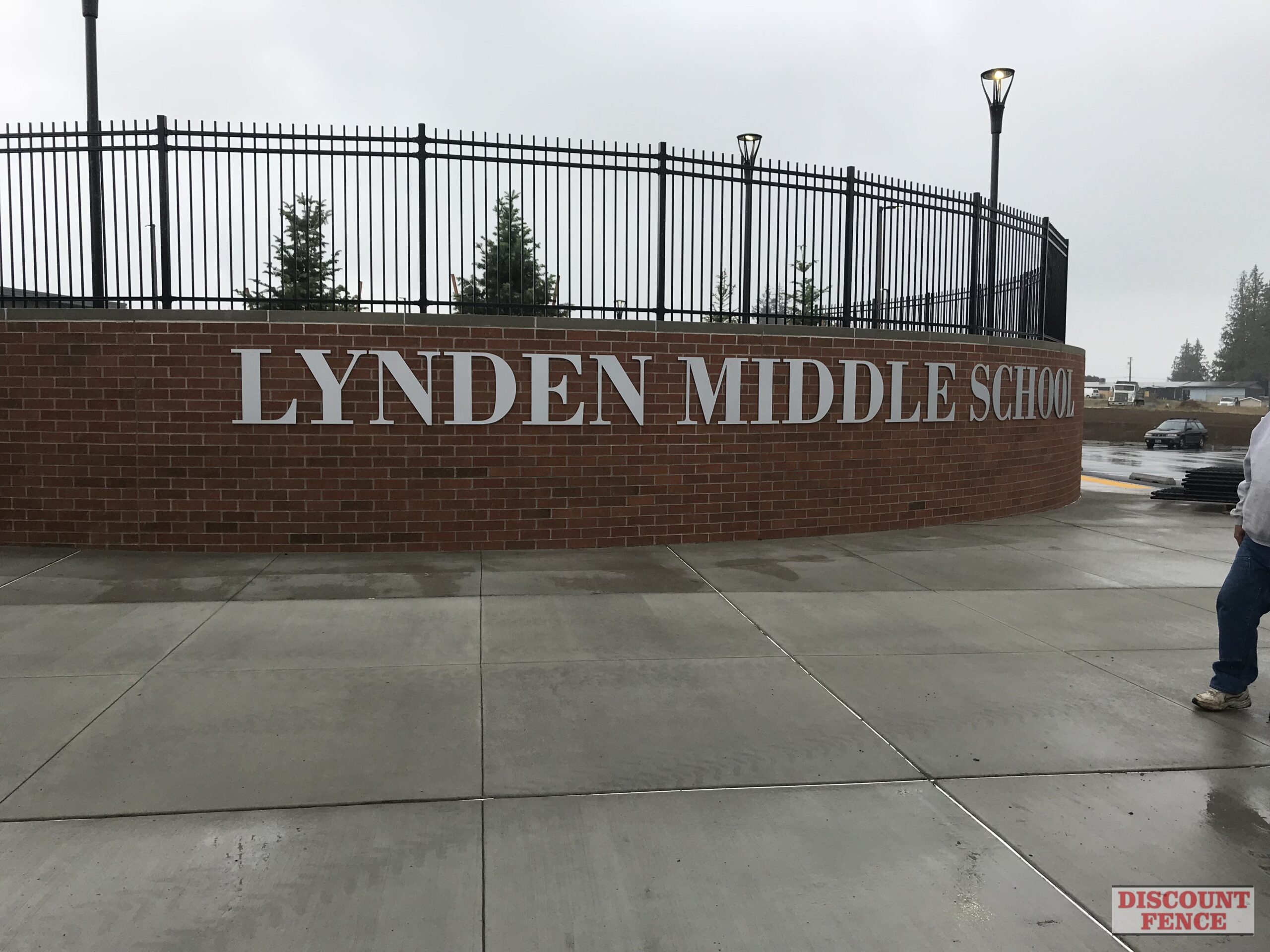 Lynden Middle School Ornamental Steel Fencing